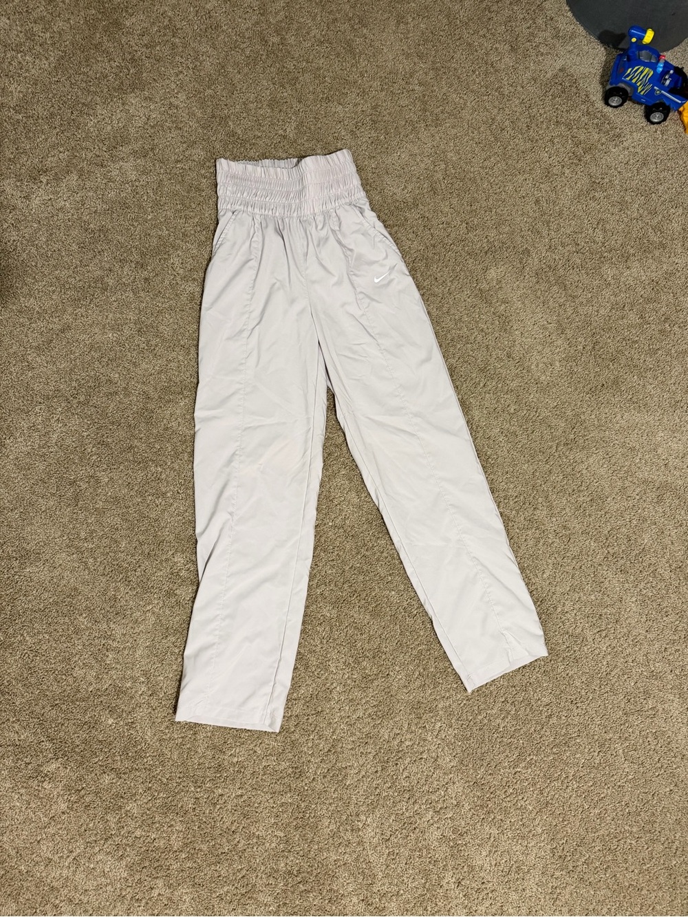 Nike Women Light Pink High-Waist Track Pants